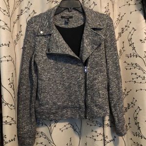 Forever 21 sweater moto sweater